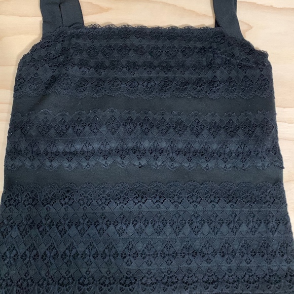 Black Lace Knit Camisole- NWT - Picture 2 of 6